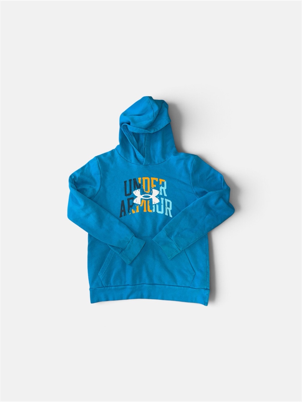 Under Armour Bright Blue Kids' Hoodie with Logo